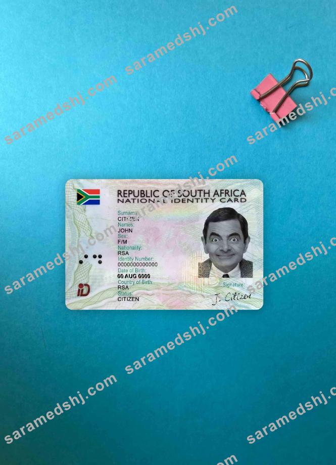 South Africa ID (2013 – present) photolook FRONT